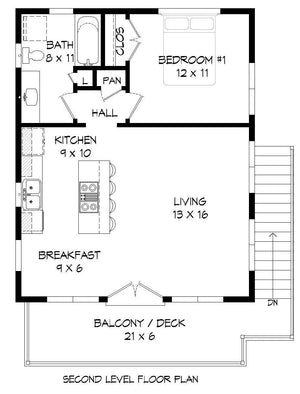 deschutes river overlook garage plan - archival designs house plans, floor plan