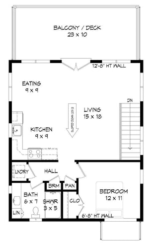 lazy river garage plan - archival designs house plans, floor plan