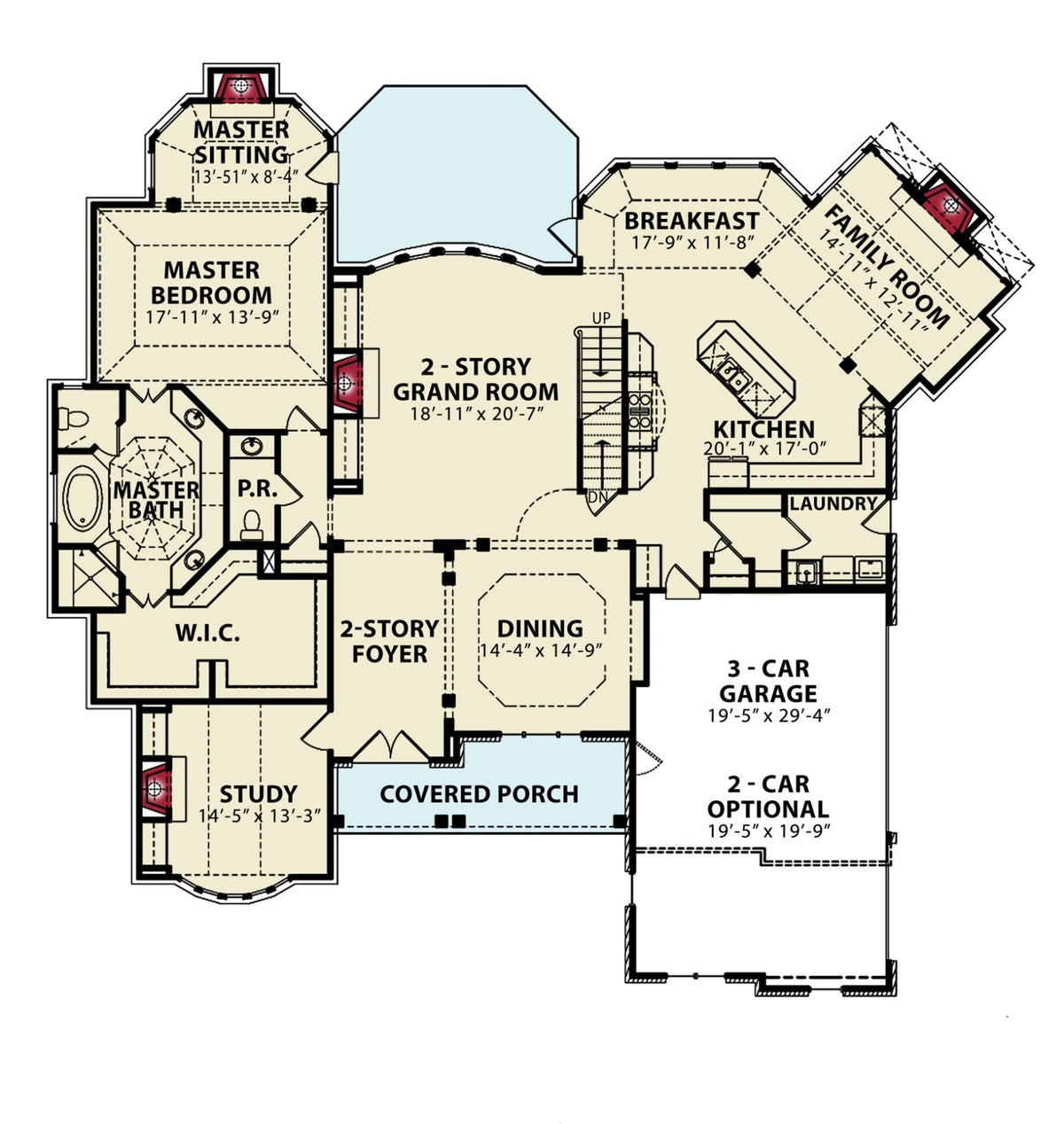 Chamberlin First Floor Plan 