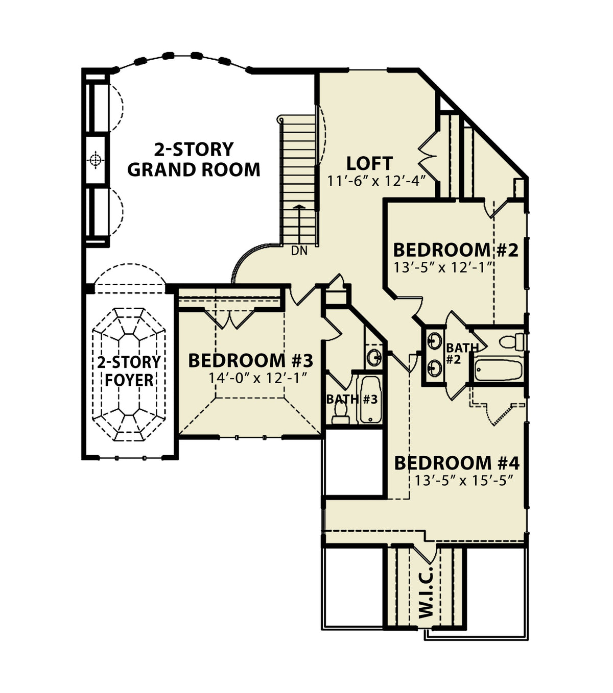 Chamberlin Second Floor Plan