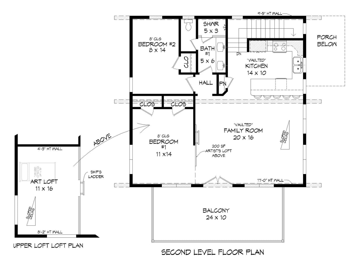 Eagle River 3.1 Second Floor Plan