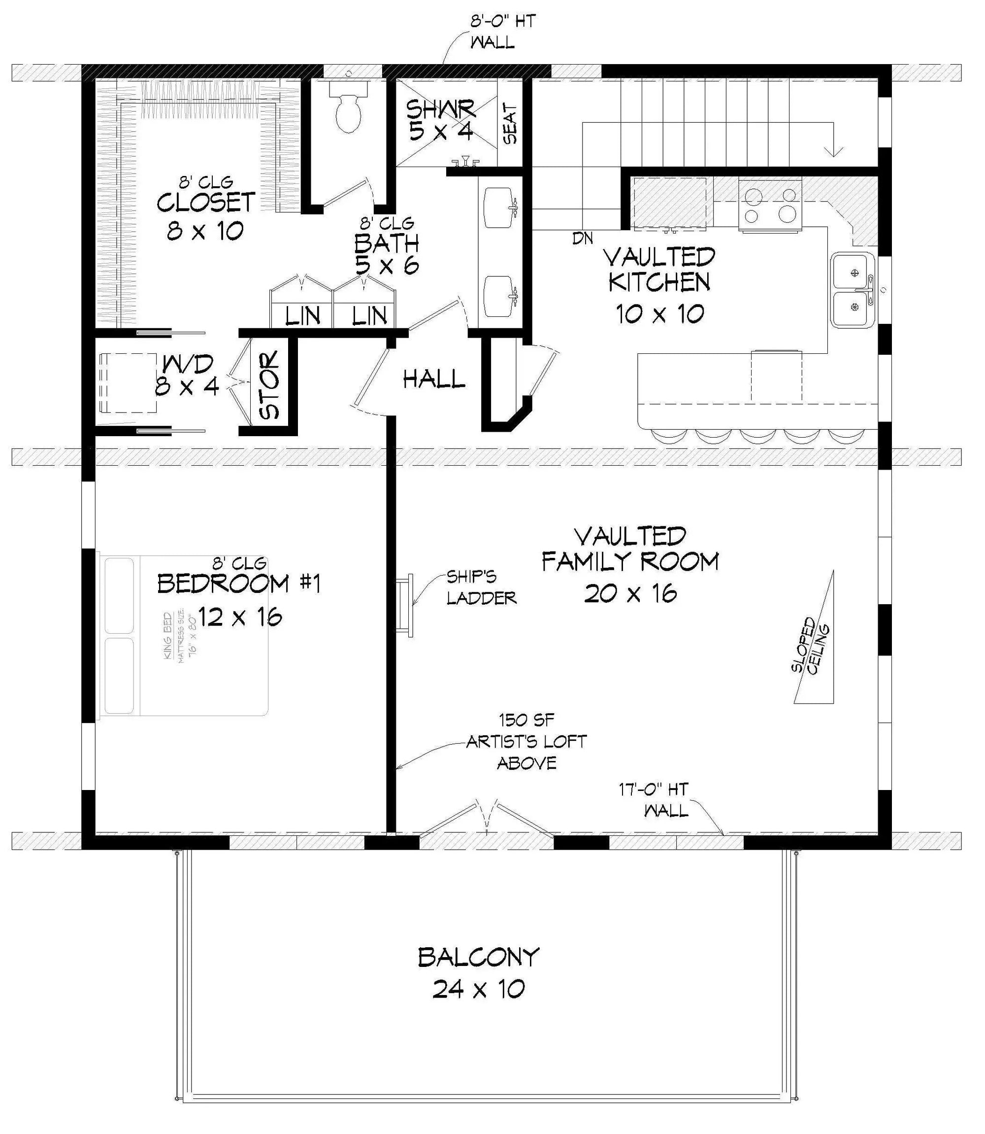 Eagle River 2 House Plan - Archival Designs House Plans, floor plan