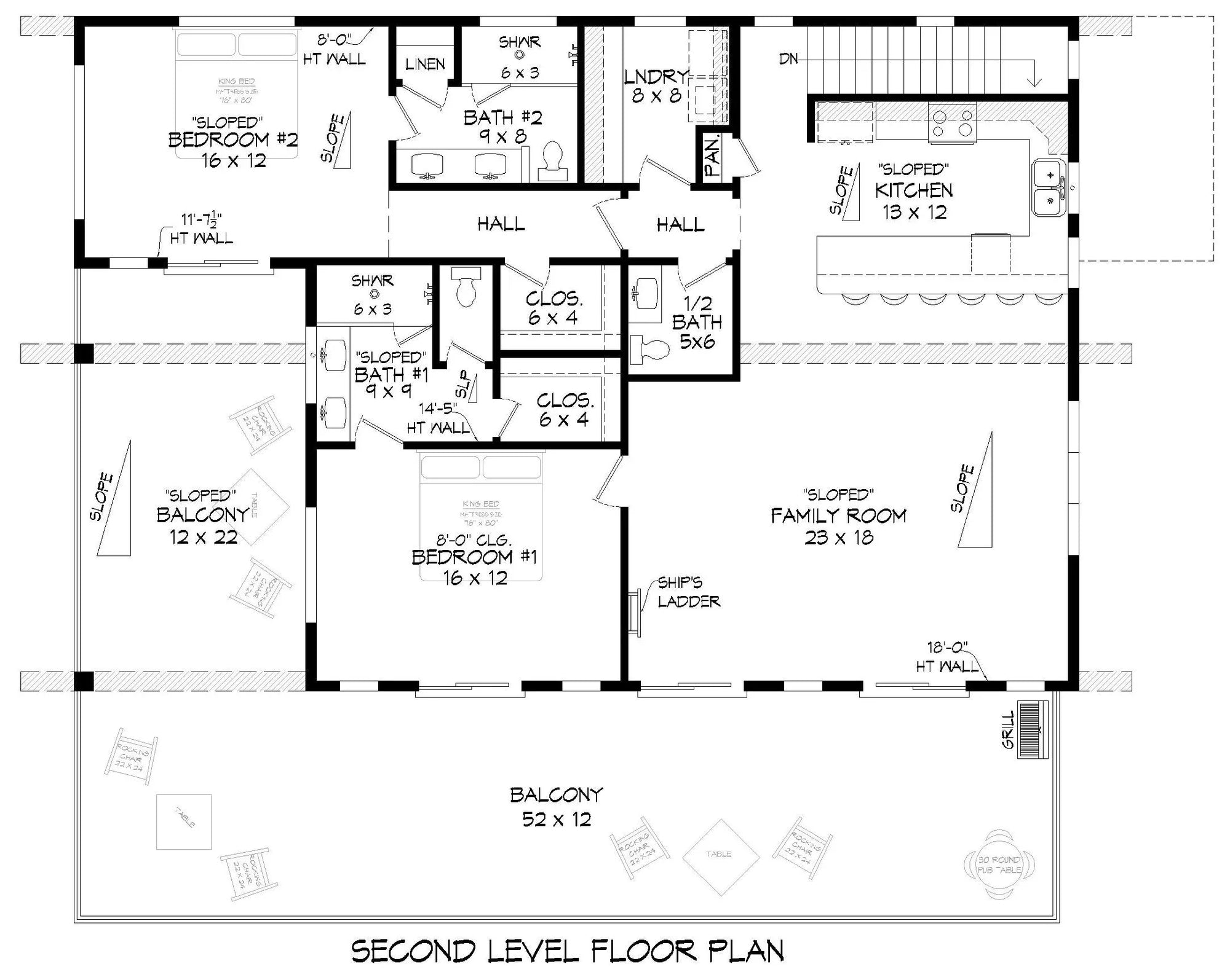 second floor plan