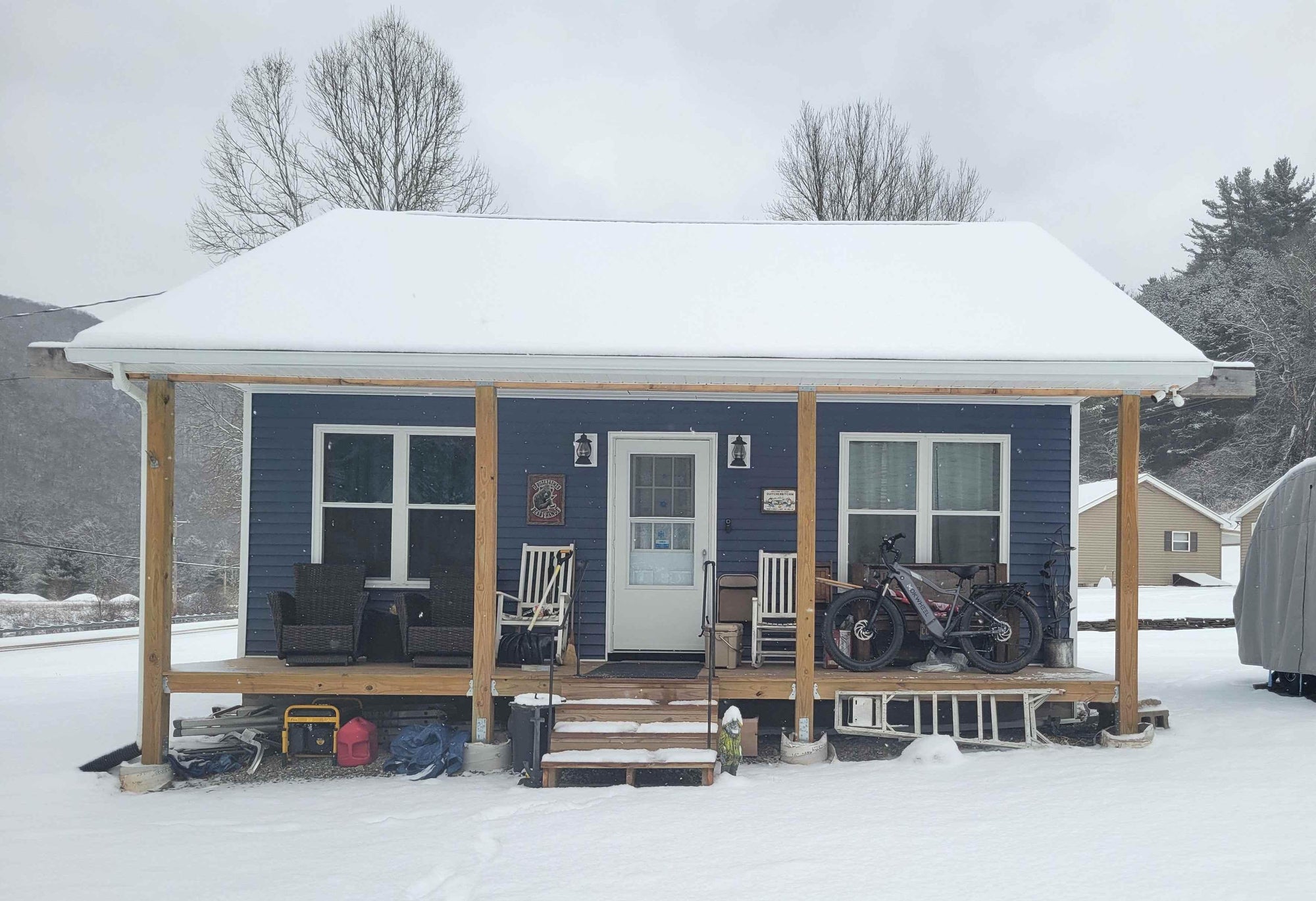 Compact 1-Bedroom Home with Master Suite, Open Floor Plan, and Porch