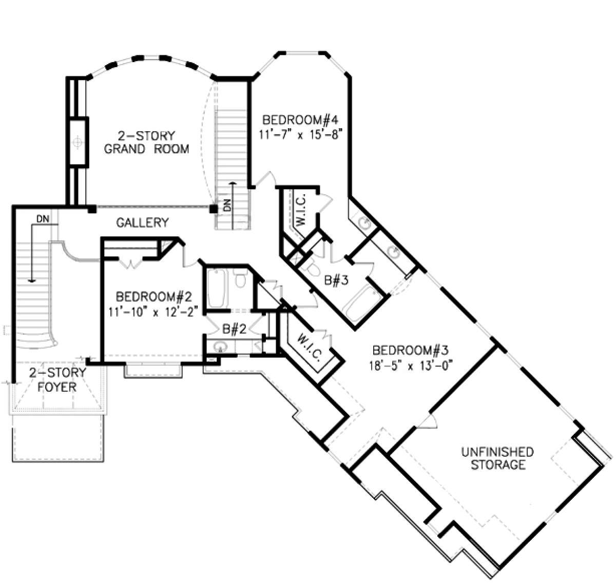 Ashland Manor II Second Floor Plan