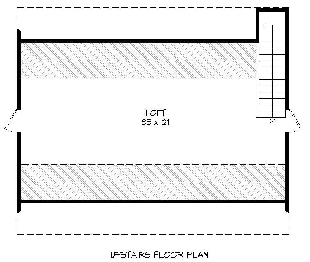 Ticonderoga Barn Loft Floor Plan