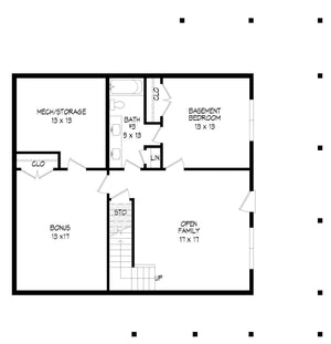 pine haven 4.1 house plan - archival designs house plans, floor plan