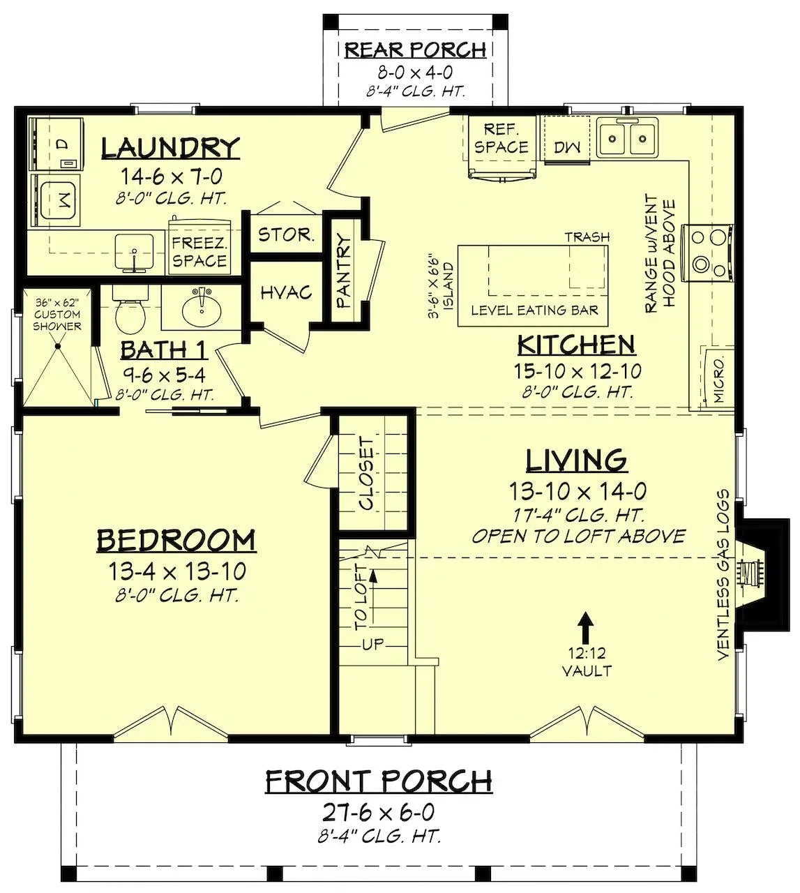 Mayhaw Creek House Plan - Archival Designs House Plans, floor plan