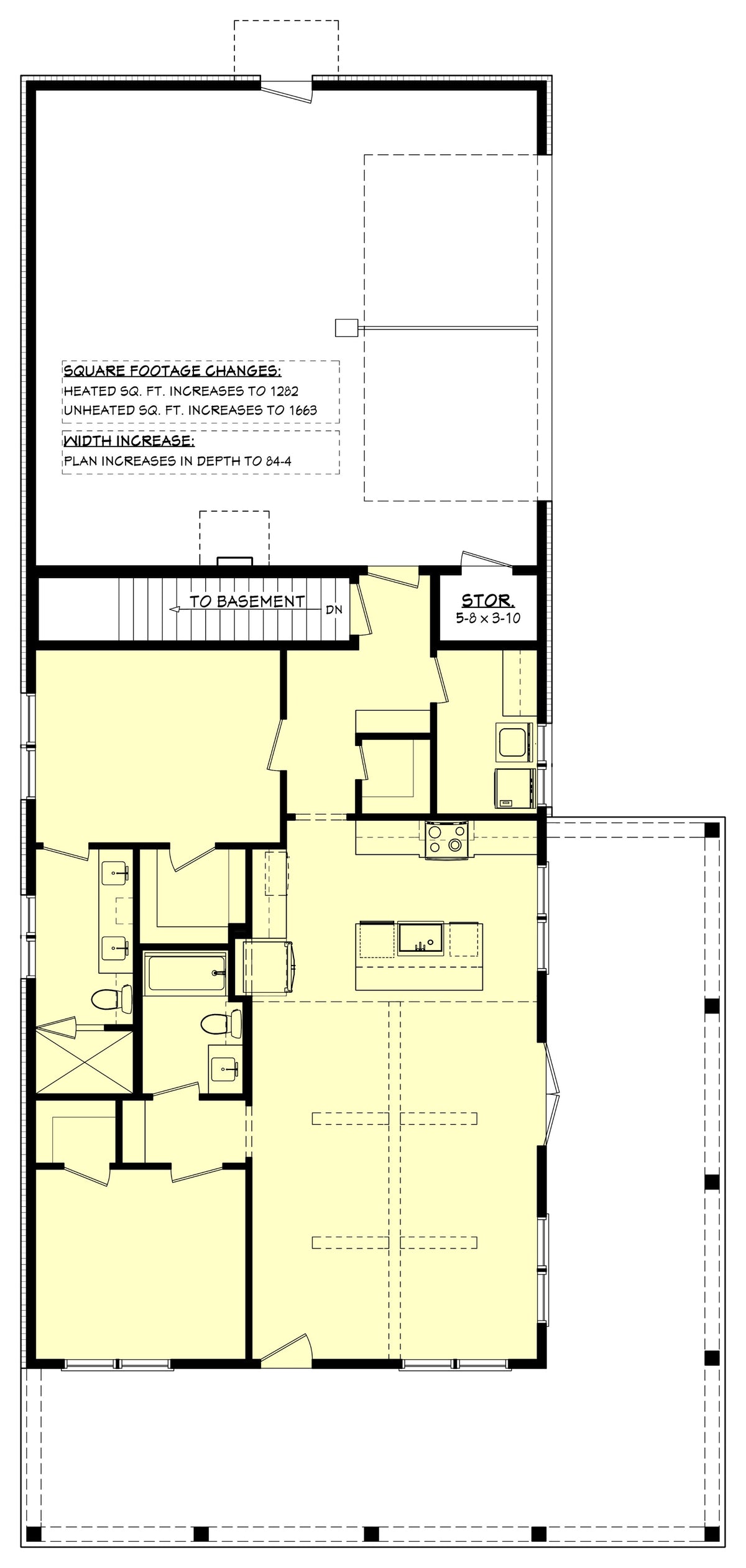 Glenn Springs Basement Floor Plan