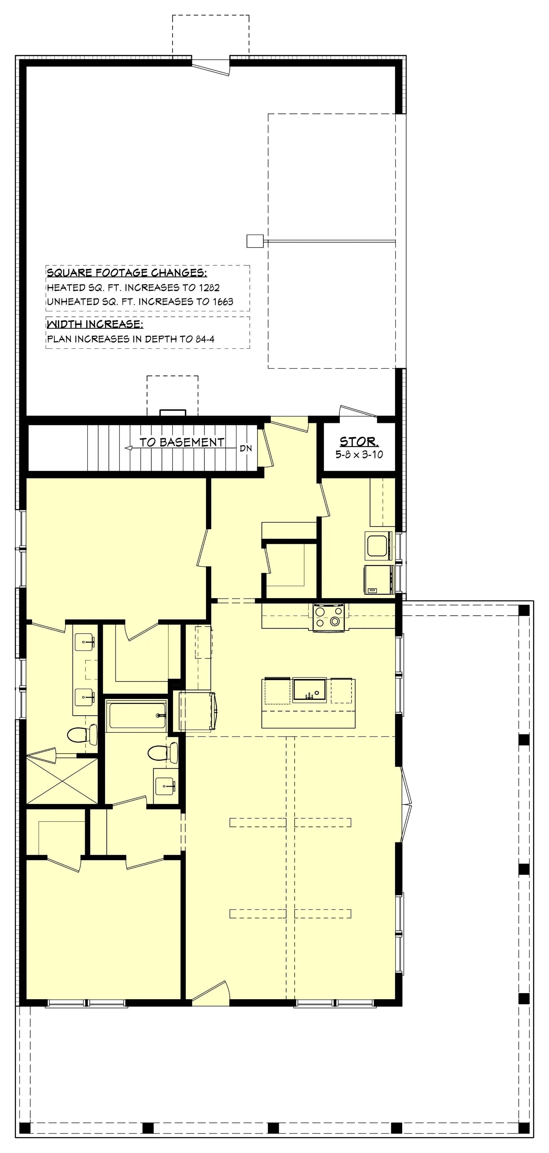 Glenn Springs House Plan - Archival Designs House Plans, floor plan