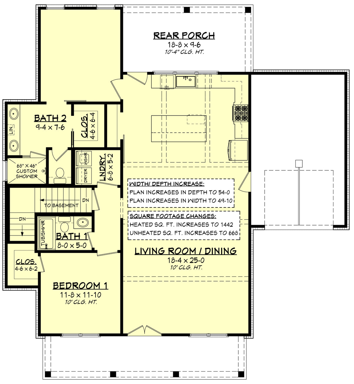 Basement Stair Location Floor Plan