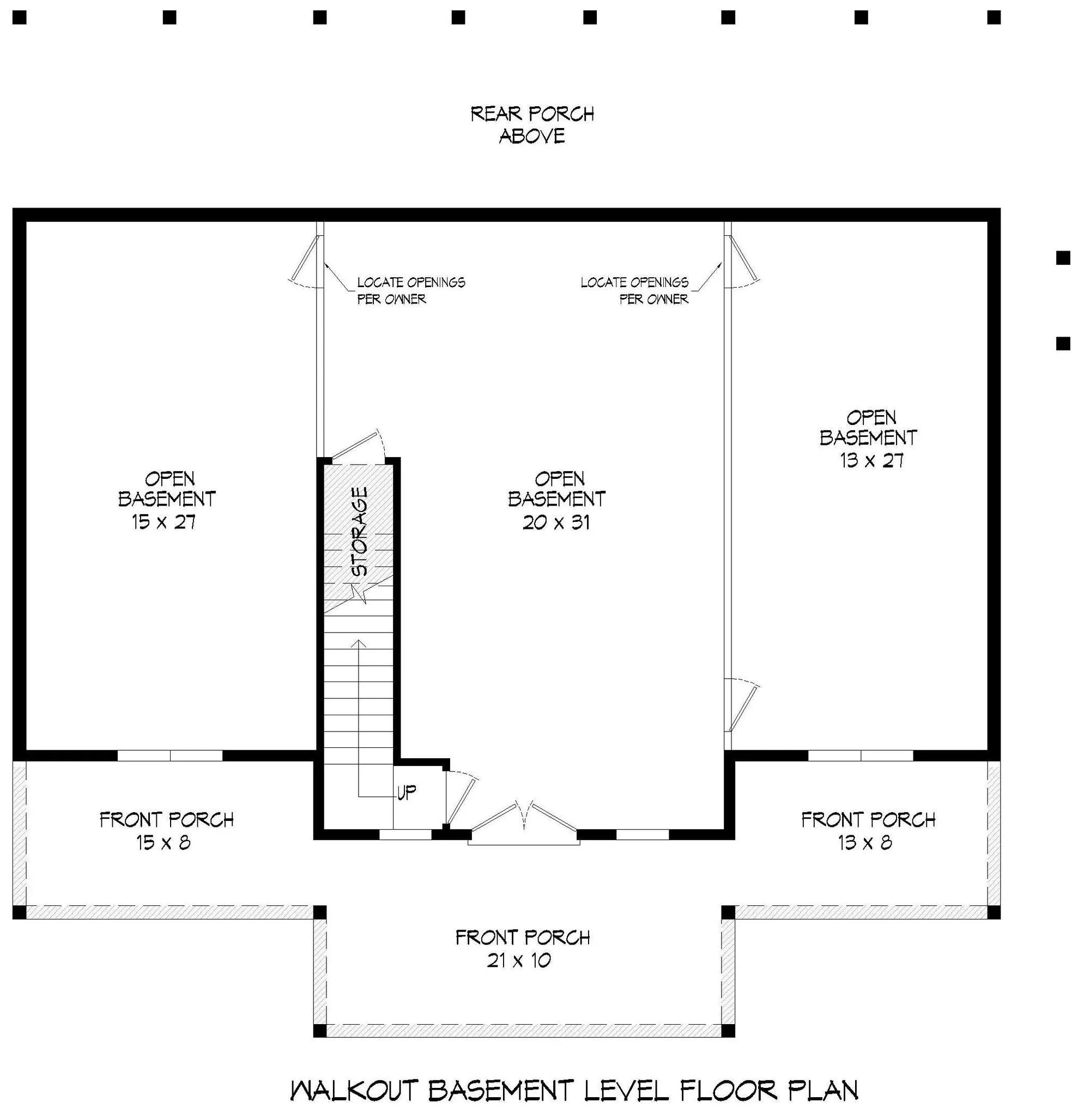 Whipporwill Basement Floor Plan