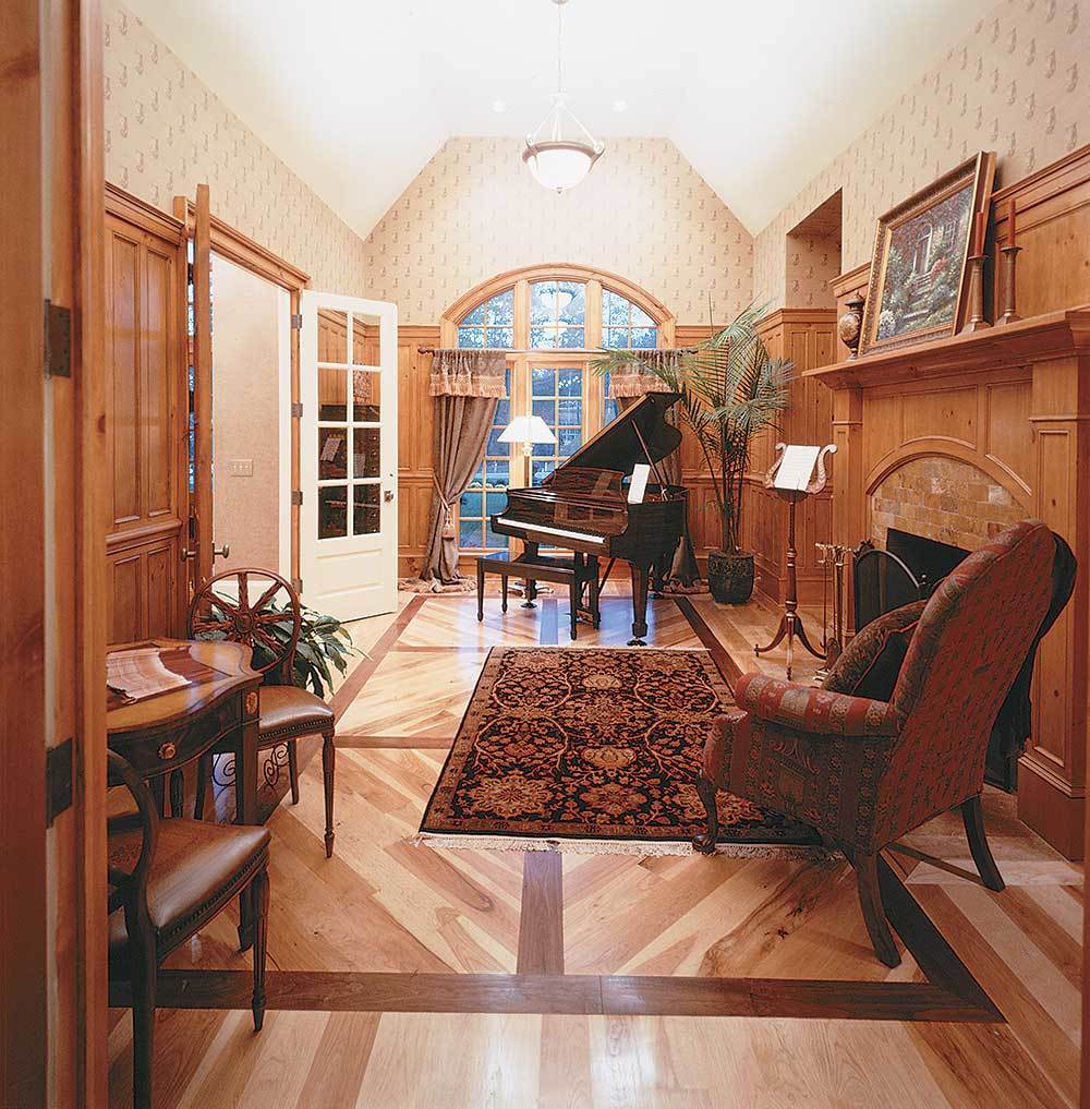 Ashland Manor II House Plan - Library Music Room
