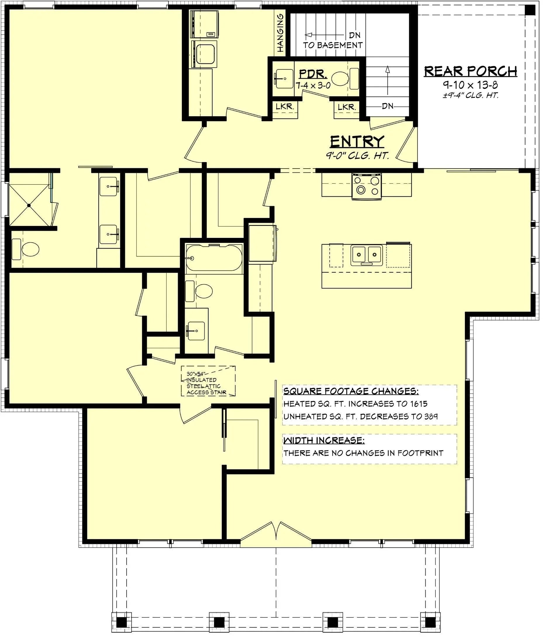 Cottage Hill House Plan - Archival Designs House Plans, floor plan