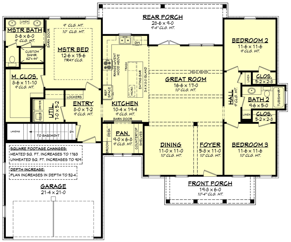 Graham House - Basement Floor Plan