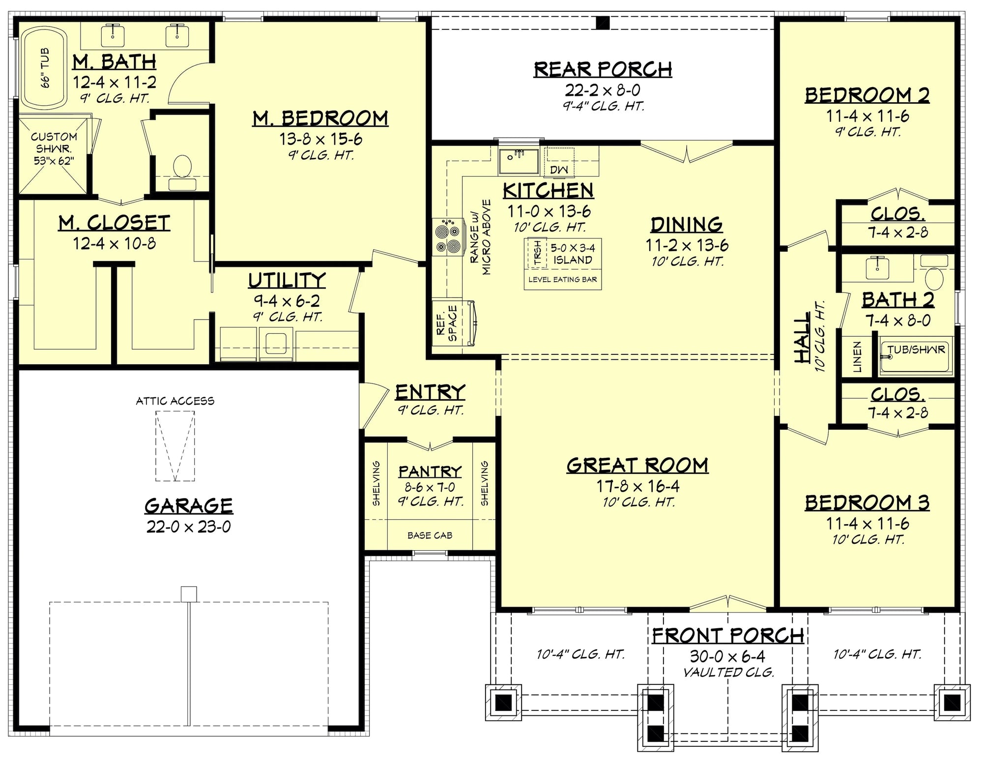 Nikolay House Plan - Archival Designs House Plans, floor plan