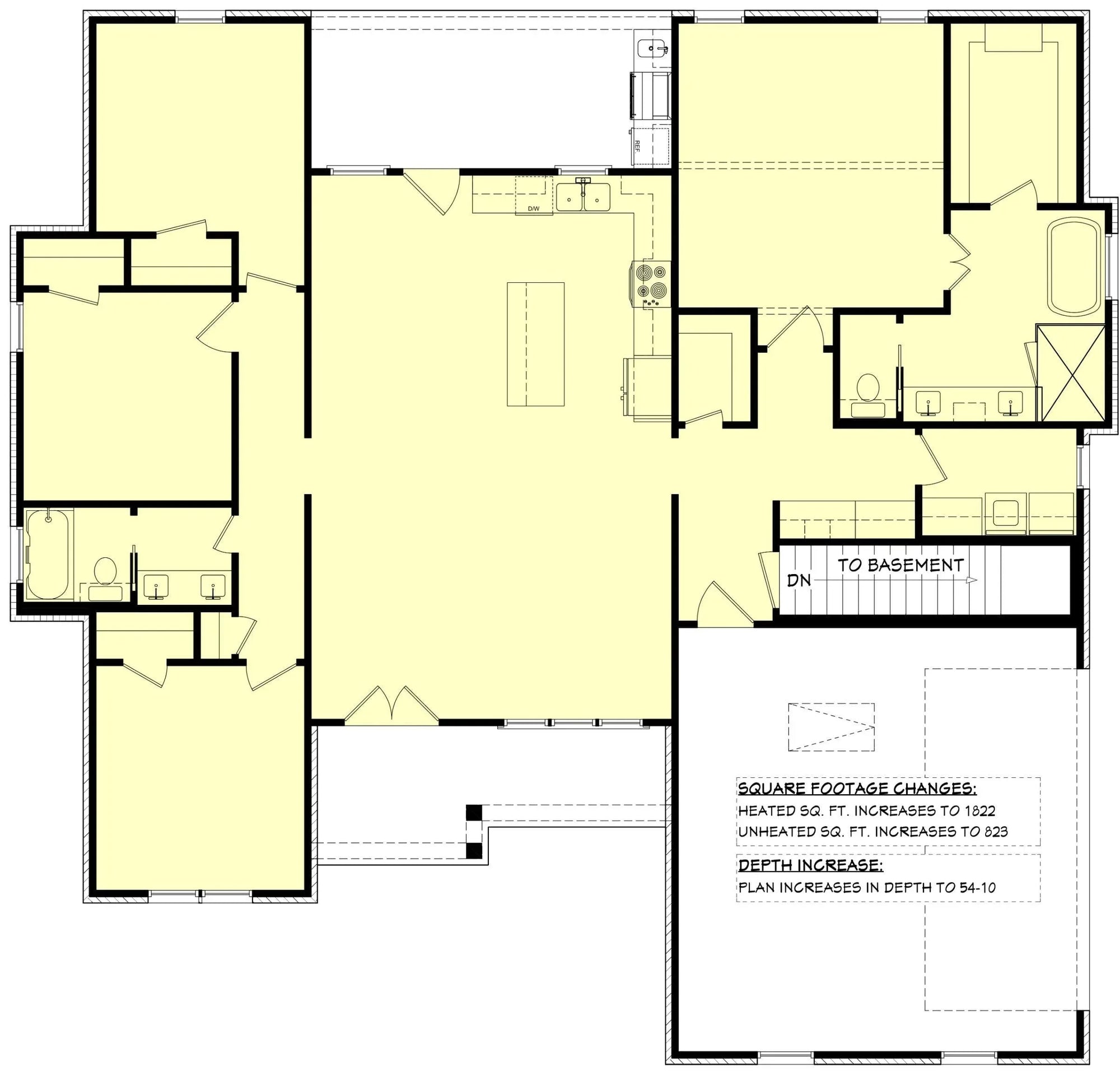 Norman House Plan - Archival Designs House Plans, floor plan