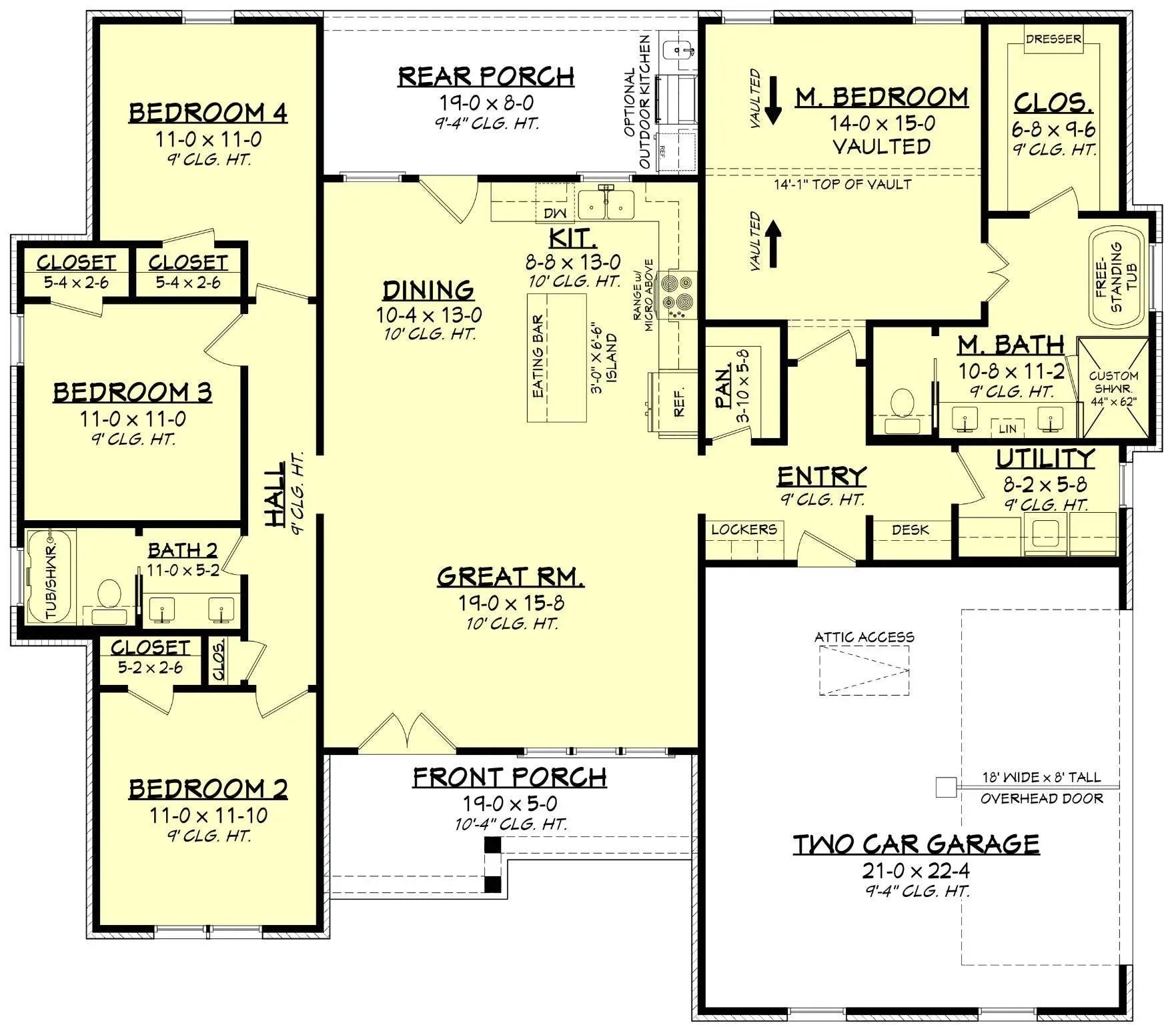 Norman House Plan - Archival Designs House Plans, floor plan