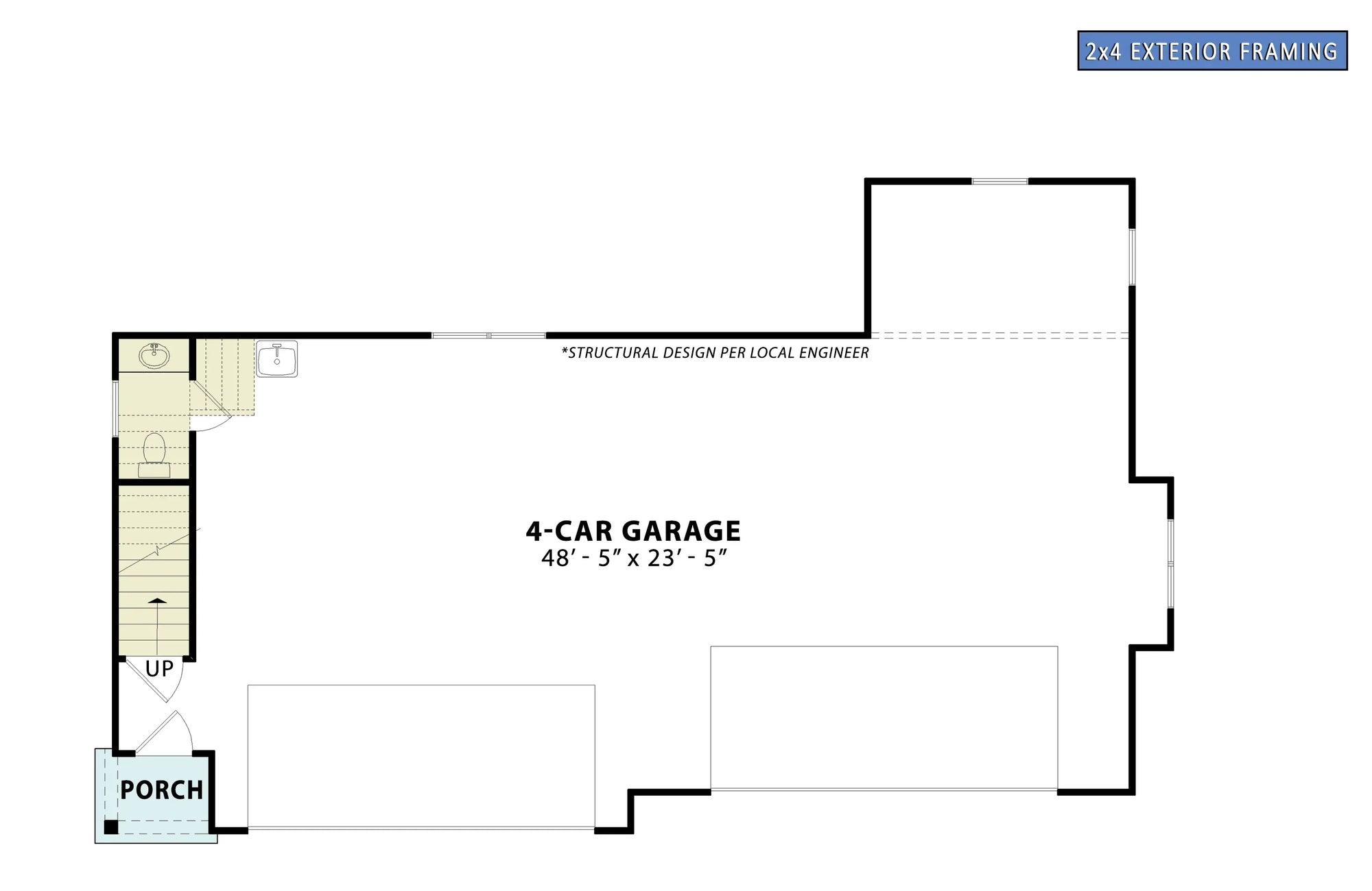 Cherry Creek Garage Plan - Archival Designs House Plans, floor plan
