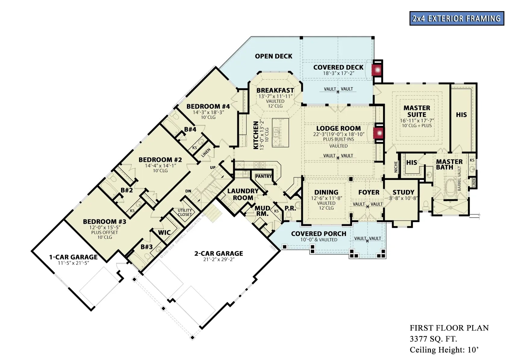 Amicalola Cottage F House Plan - Archival Designs House Plans, floor plan