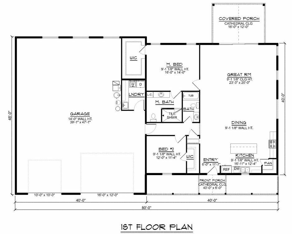 Mia First Floor Plan