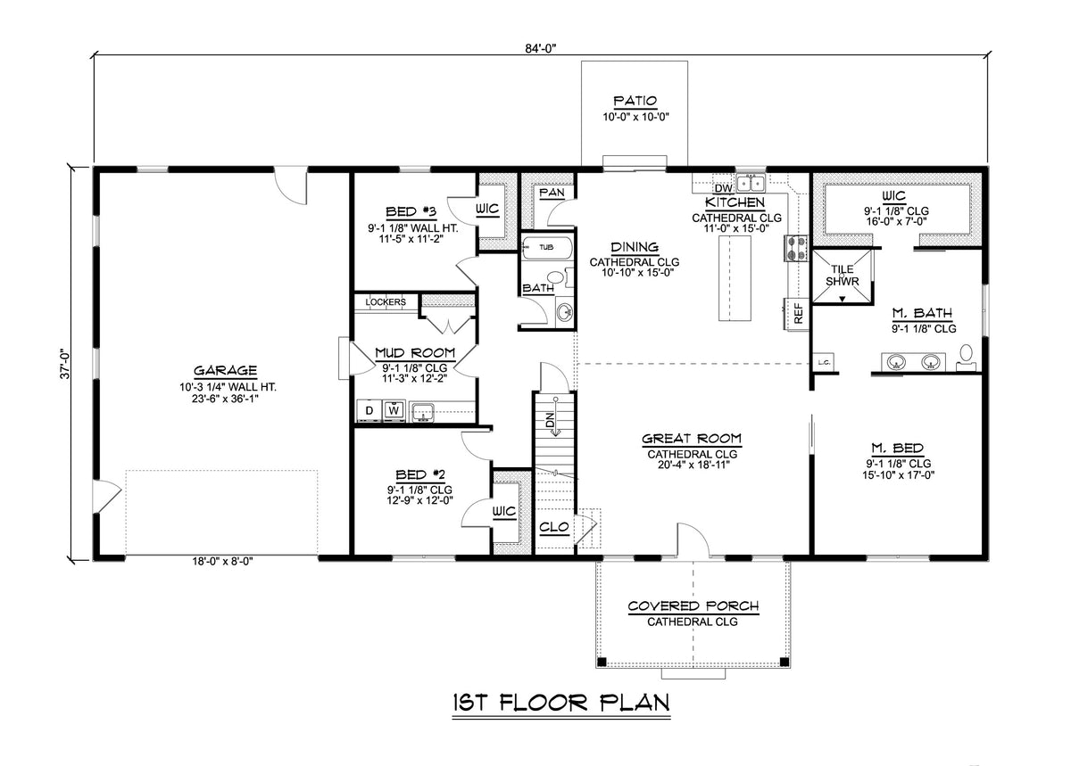 Zenith first floor plan