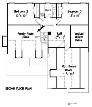 culverhouse house plan - archival designs house plans, floor plan