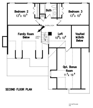 culverhouse house plan - archival designs house plans, floor plan