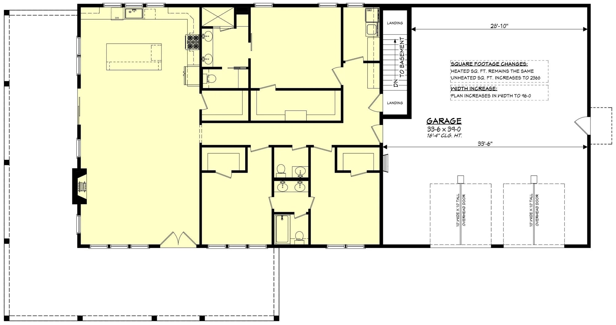 Milton Hill House Plan - Archival Designs House Plans, floor plan