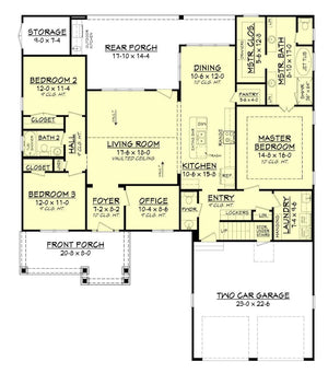 cherry laurel house plan - archival designs house plans, floor plan