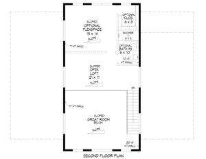 l7330-a rustic barndo 2 house optional floor plan