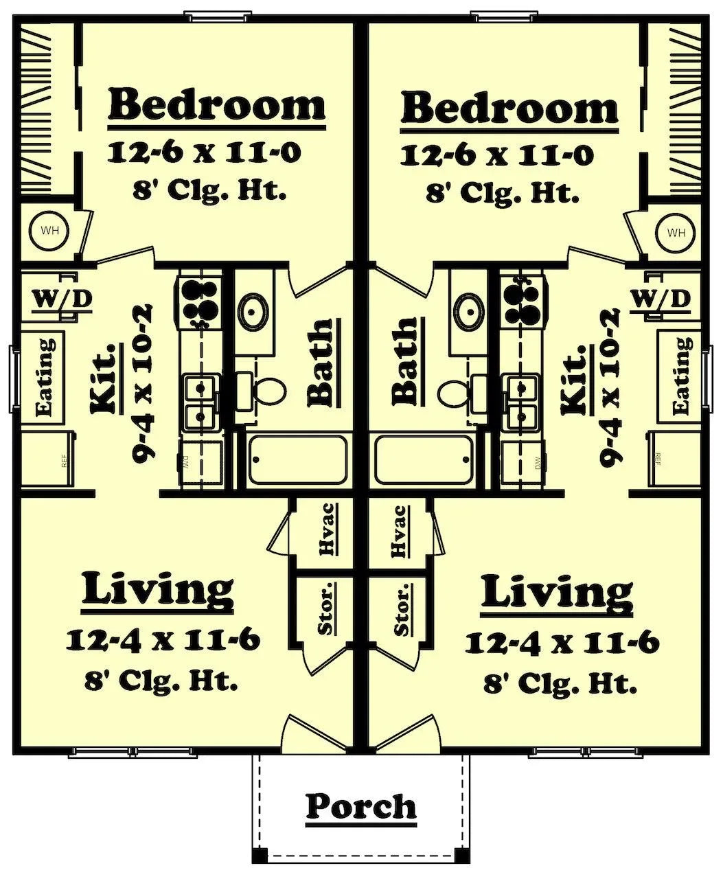 Madison House Plan - Archival Designs House Plans, floor plan