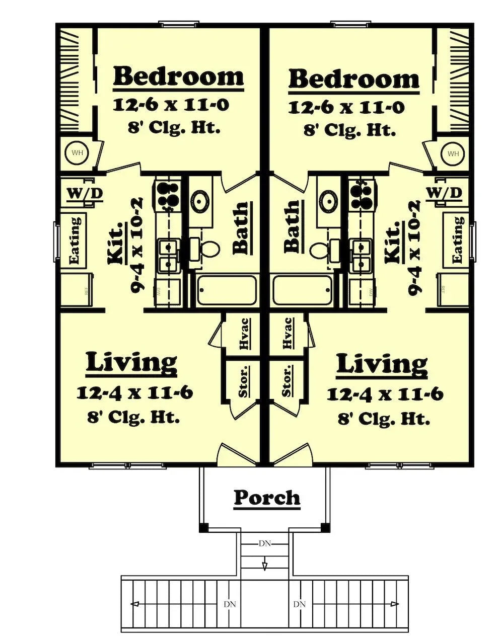 Madison House Plan - Archival Designs House Plans, floor plan