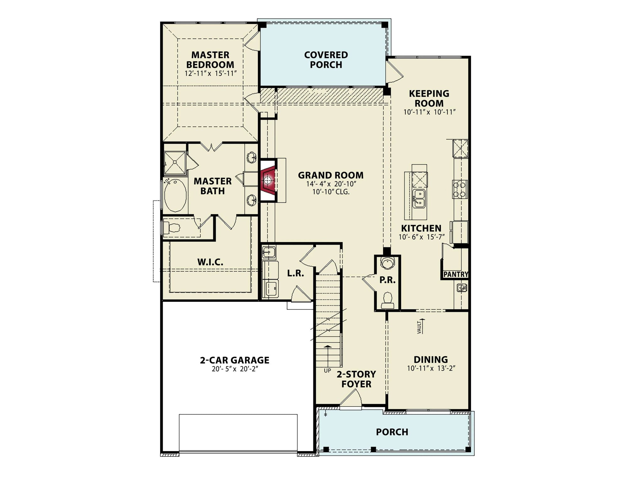 Englemoore C - Archival Designs House Plans, floor plan
