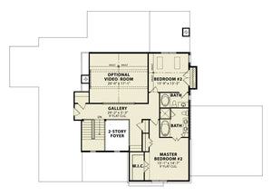 barnwood b house plan - archival designs house plans, floor plan