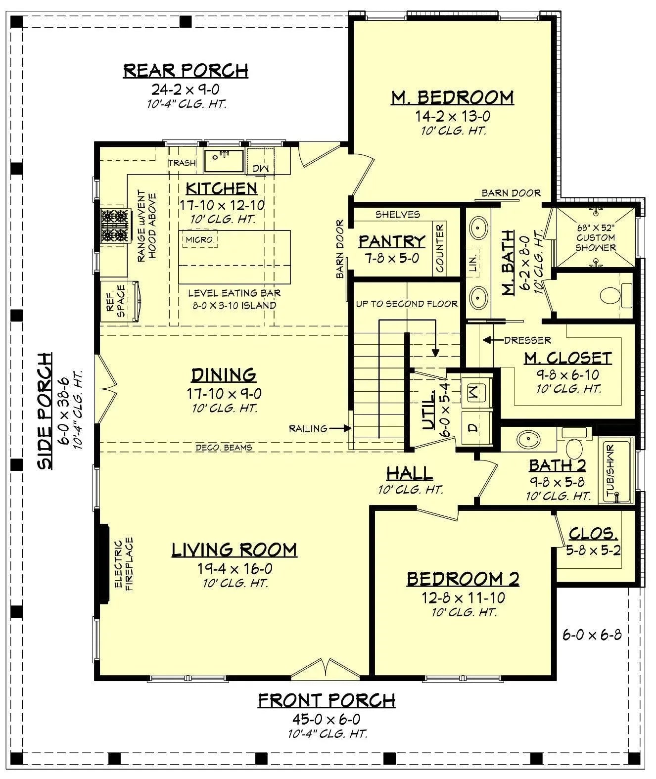 Camden House Plan - Archival Designs House Plans, floor plan