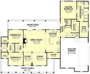 manor farm house plan - archival designs house plans, floor plan