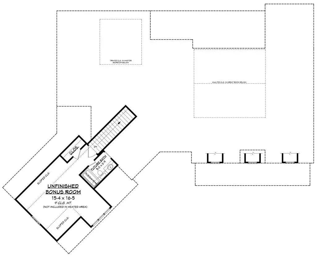 Fisher House Plan - Archival Designs House Plans, floor plan