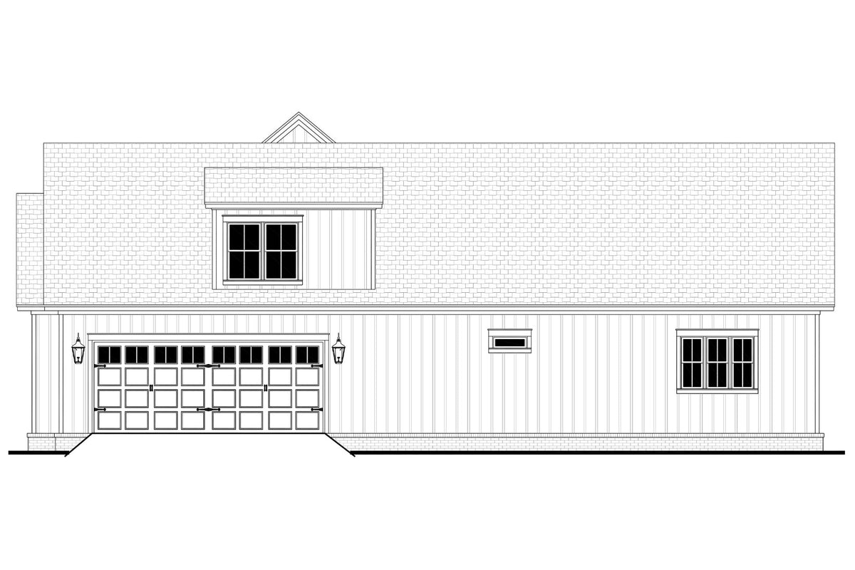 Sandy Springs House Plan Right Side