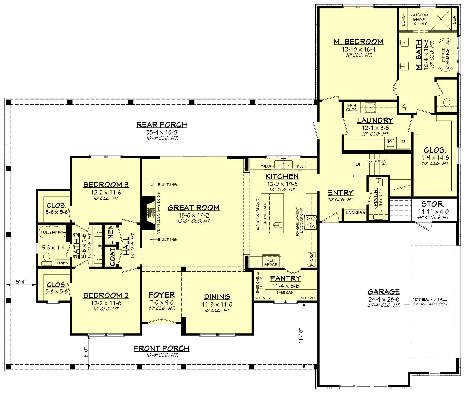 Sandy Springs House Plan Front