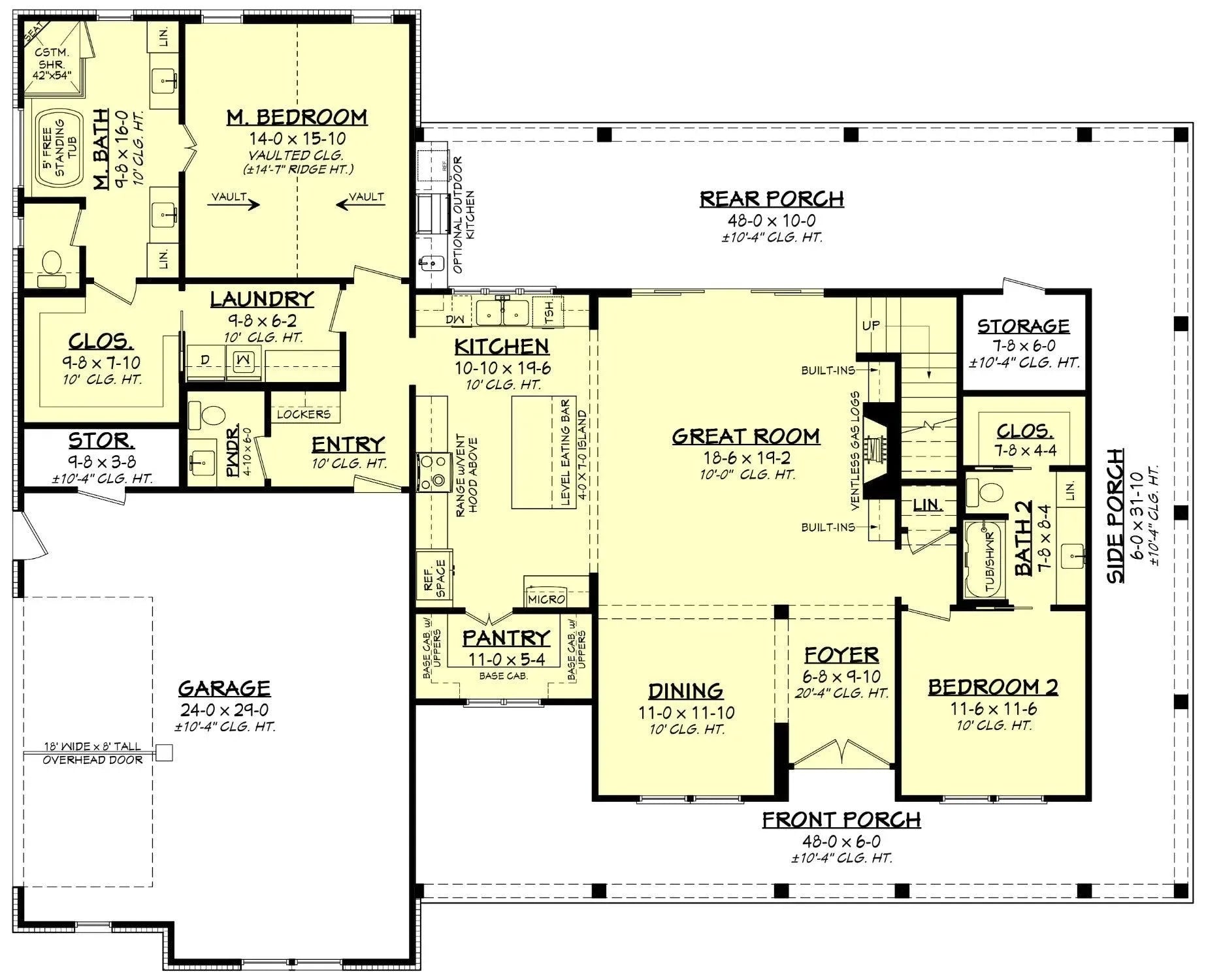 Still Branch House Plan - Archival Designs House Plans, floor plan