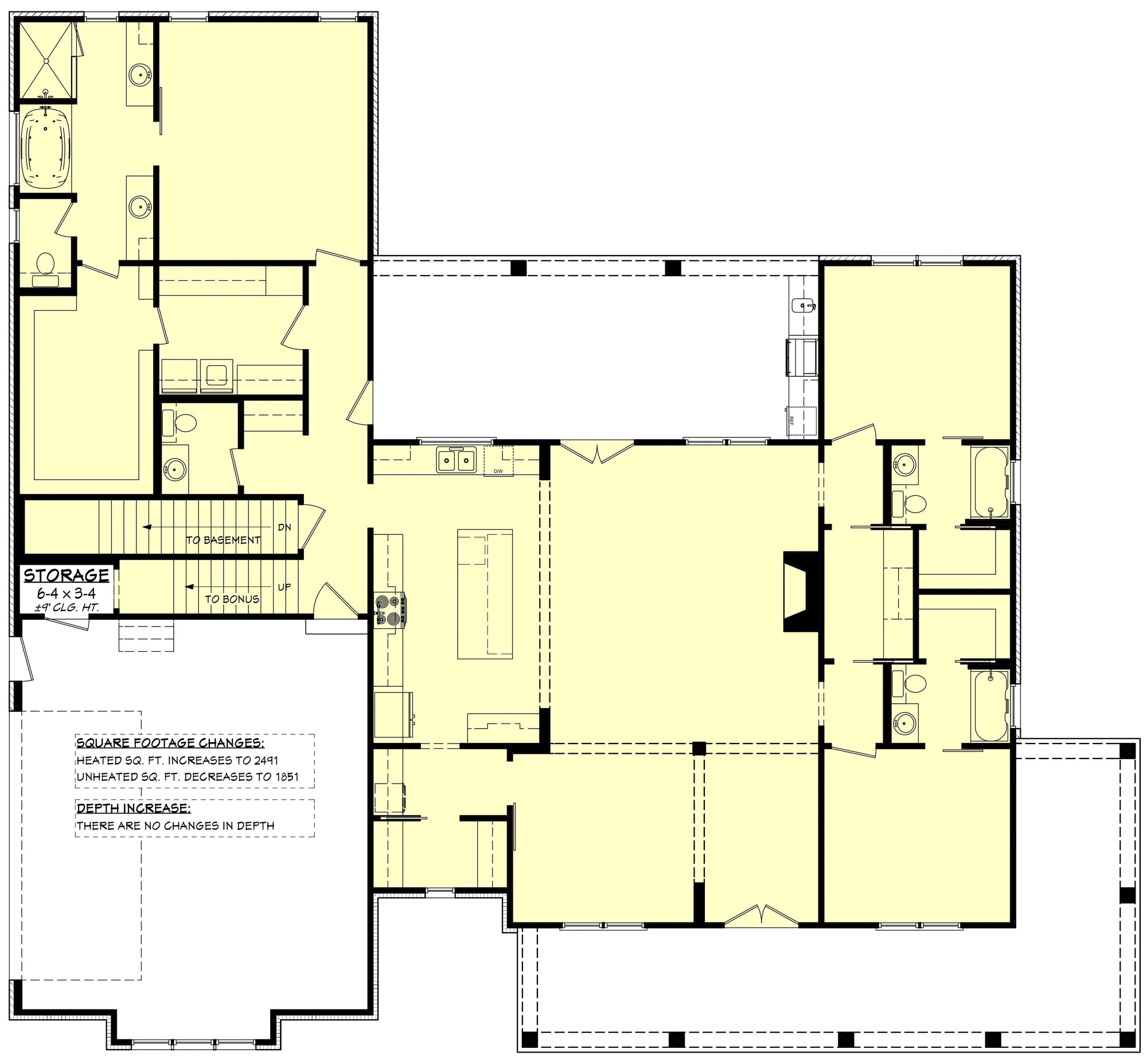 Lewis House Plan - Archival Designs House Plans, floor plan