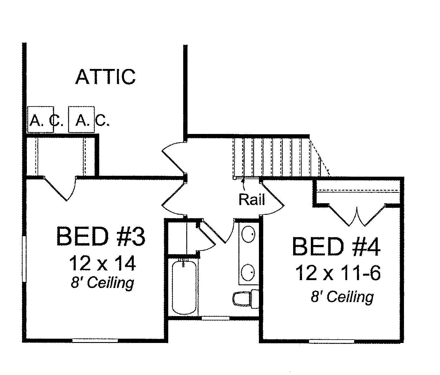 Highgate House Plan - Archival Designs House Plans, floor plan