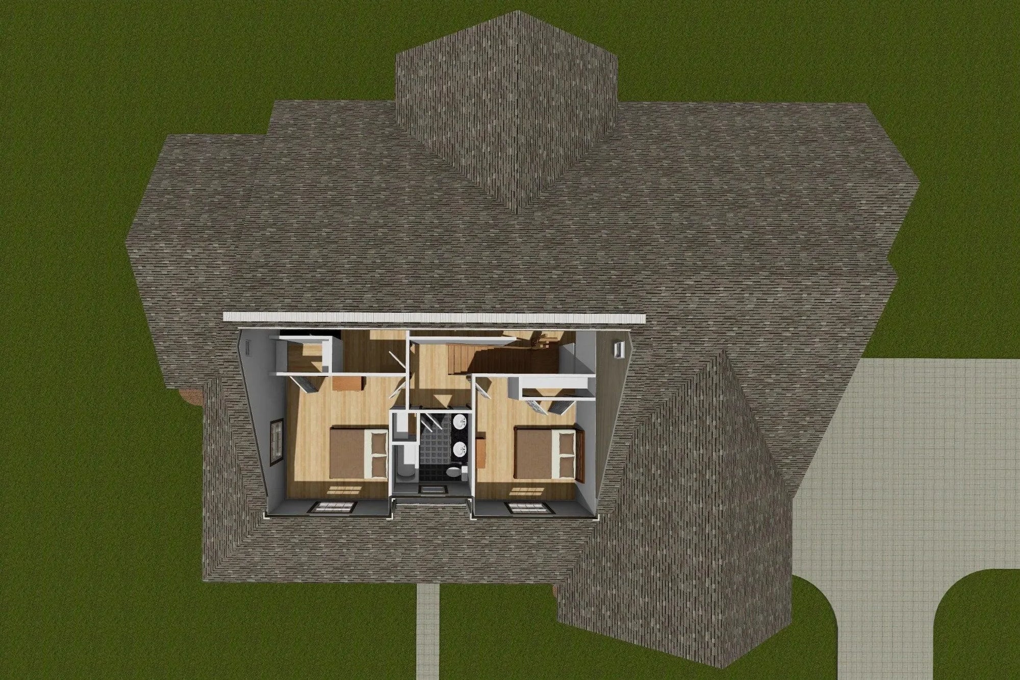 Highgate House Plan - Archival Designs House Plans, floor plan