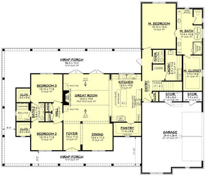 harrison house plan - archival designs house plans, floor plan