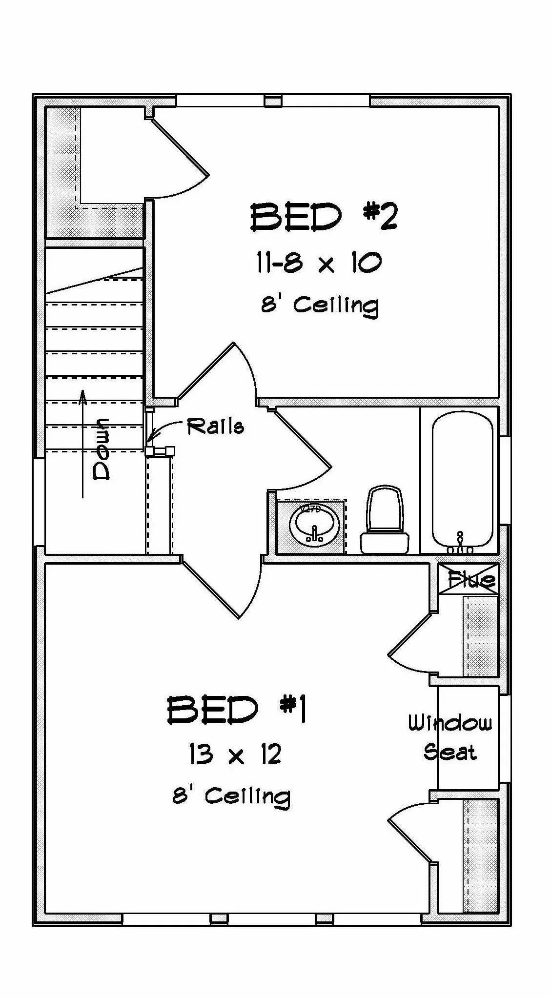 Laurel House Plan - Archival Designs House Plans, floor plan