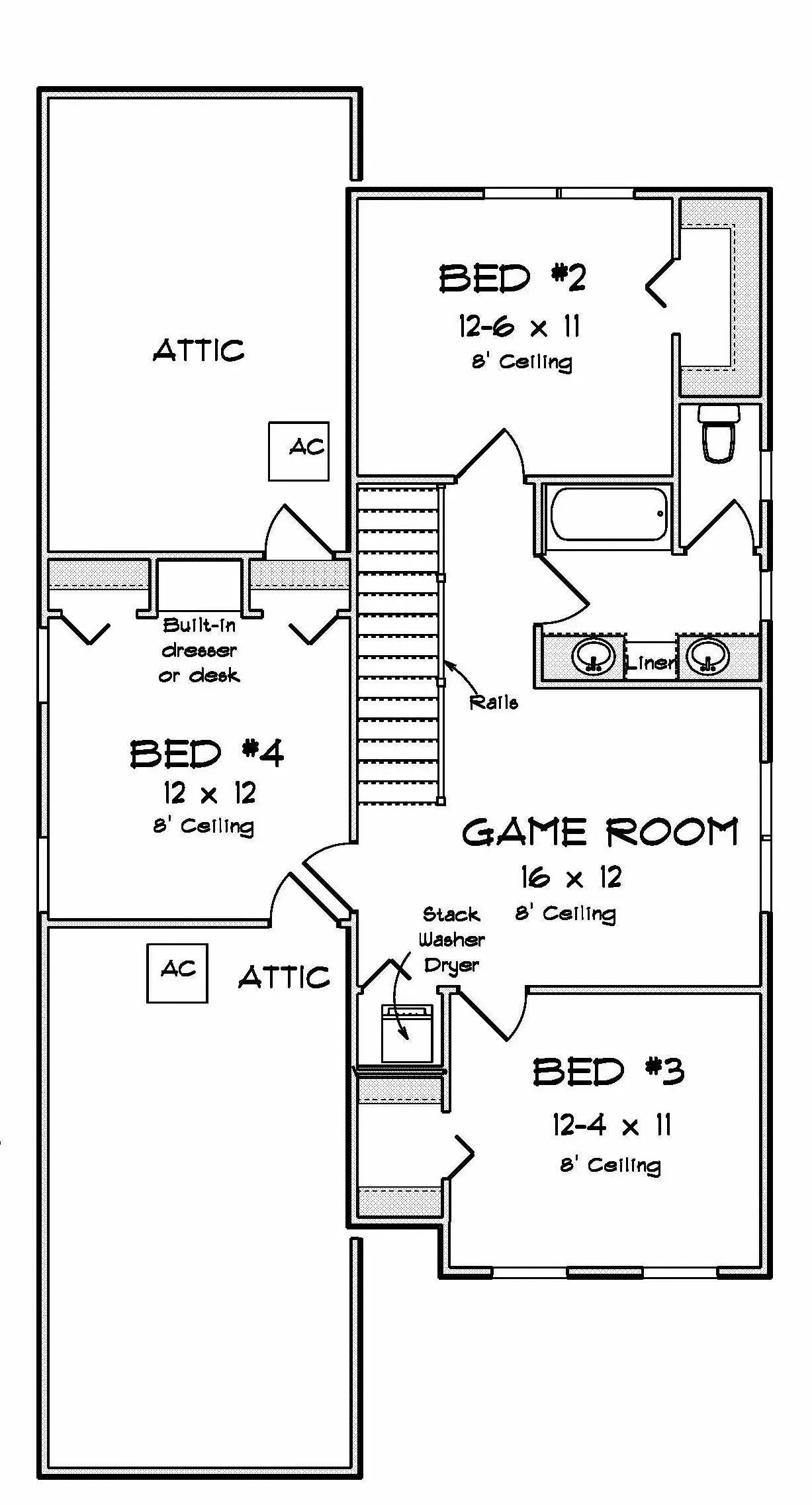 Georgette House Plan - Archival Designs House Plans, floor plan