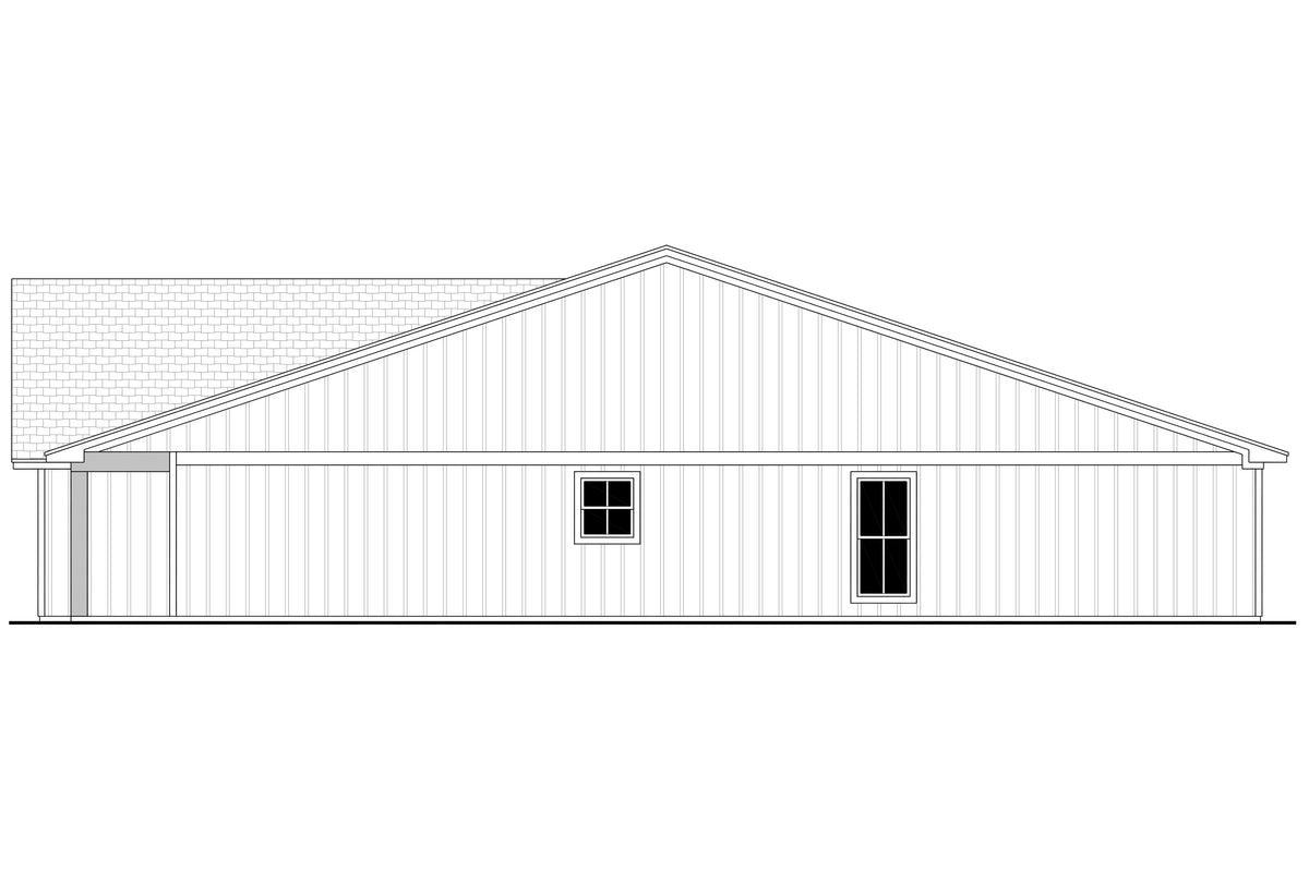 Preston Hollow Duplex Plan House Plan-Right
