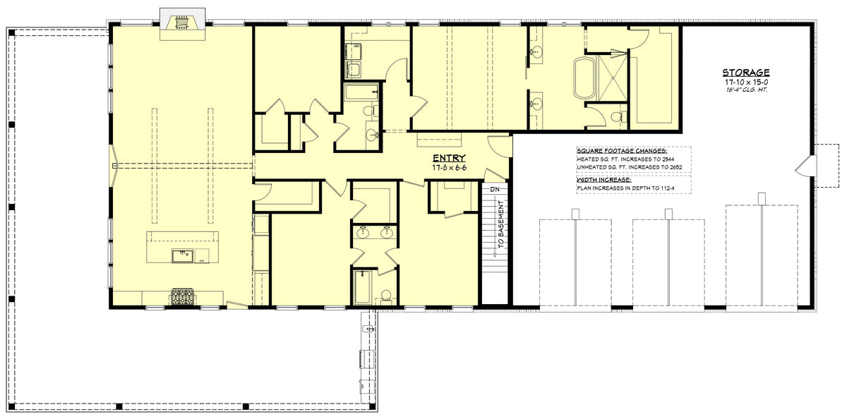 Hickory Grove Basement Floor Plan