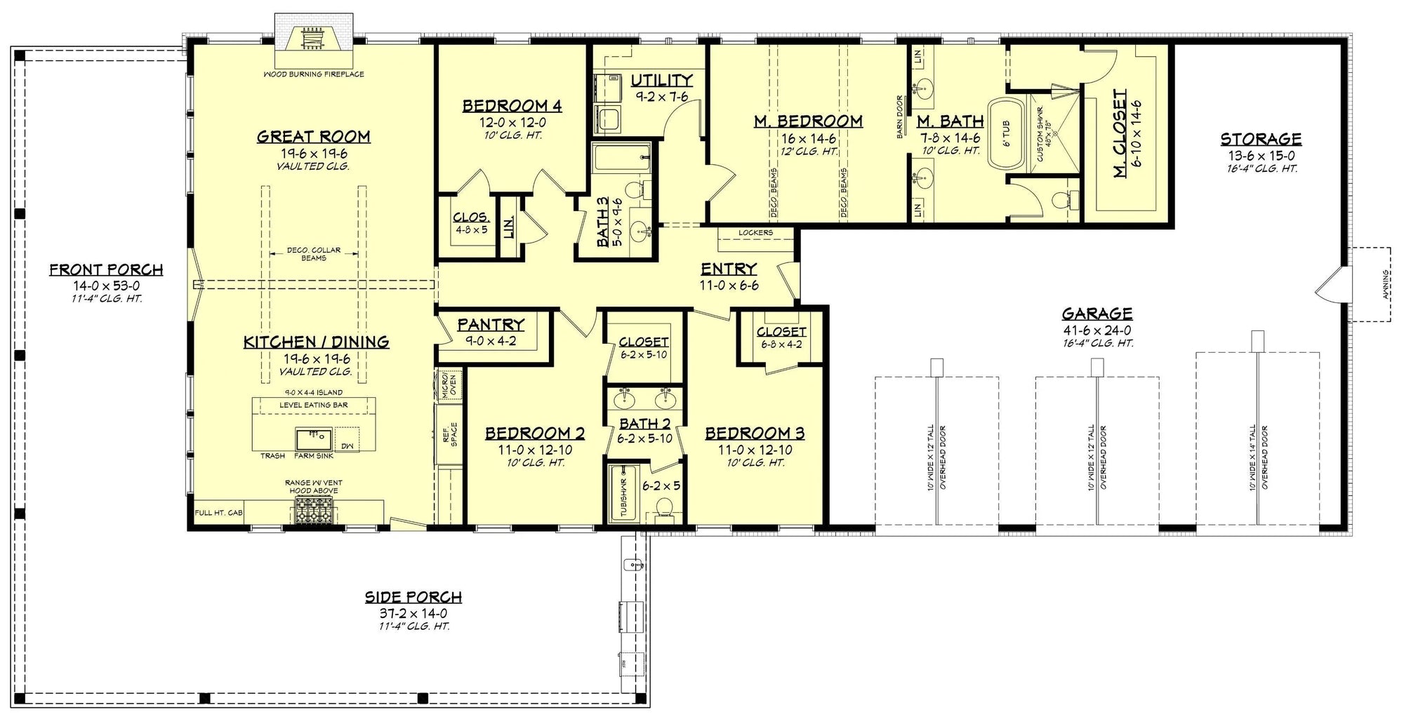 Hickory Grove House Plan - Archival Designs House Plans, floor plan